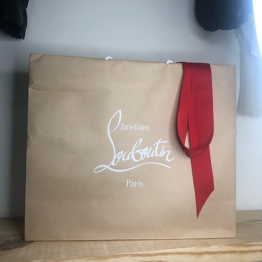 Christian Louboutin Gift bag & ribbon